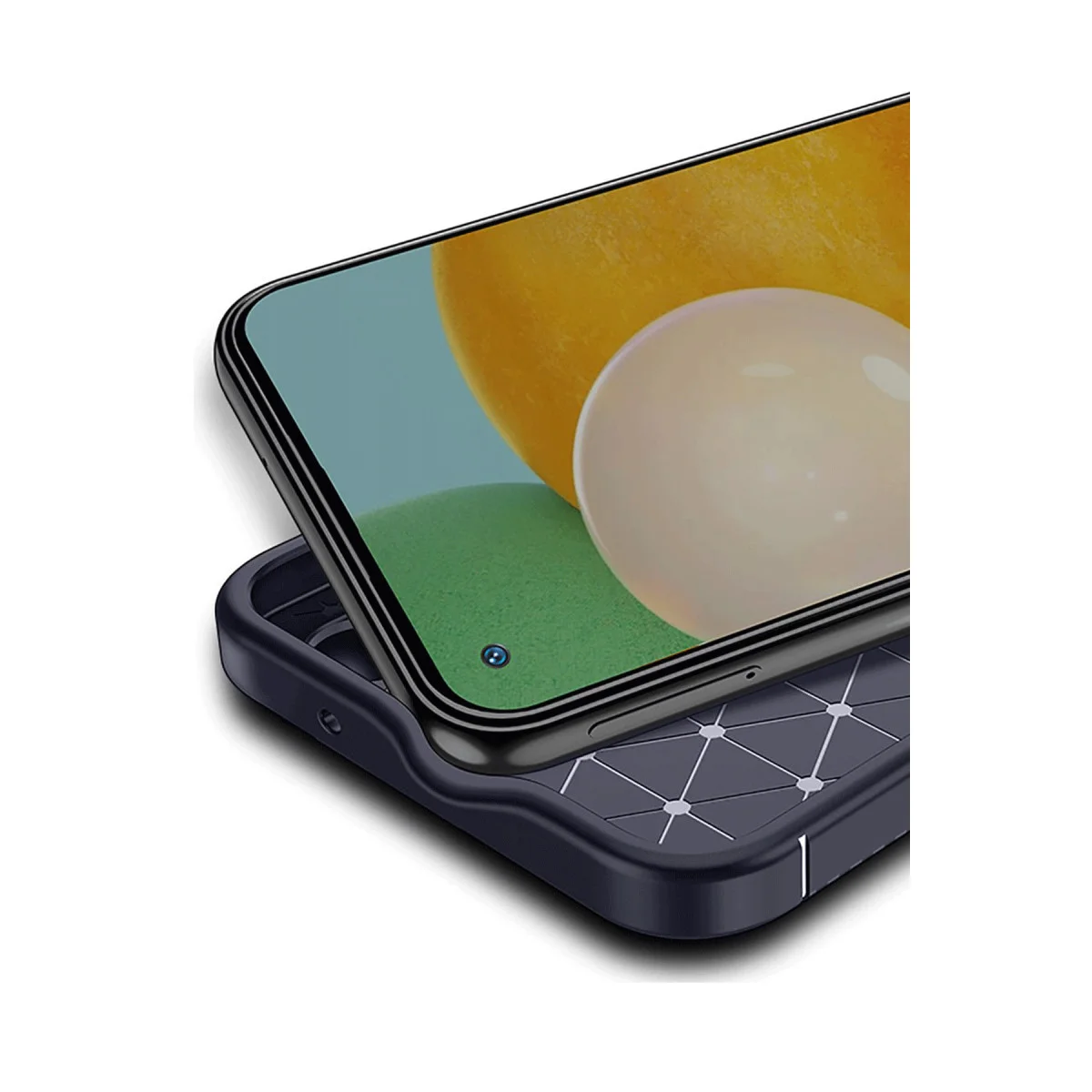Spark 30 Kılıf Auto Focus Karbon Kapak - Lacivert