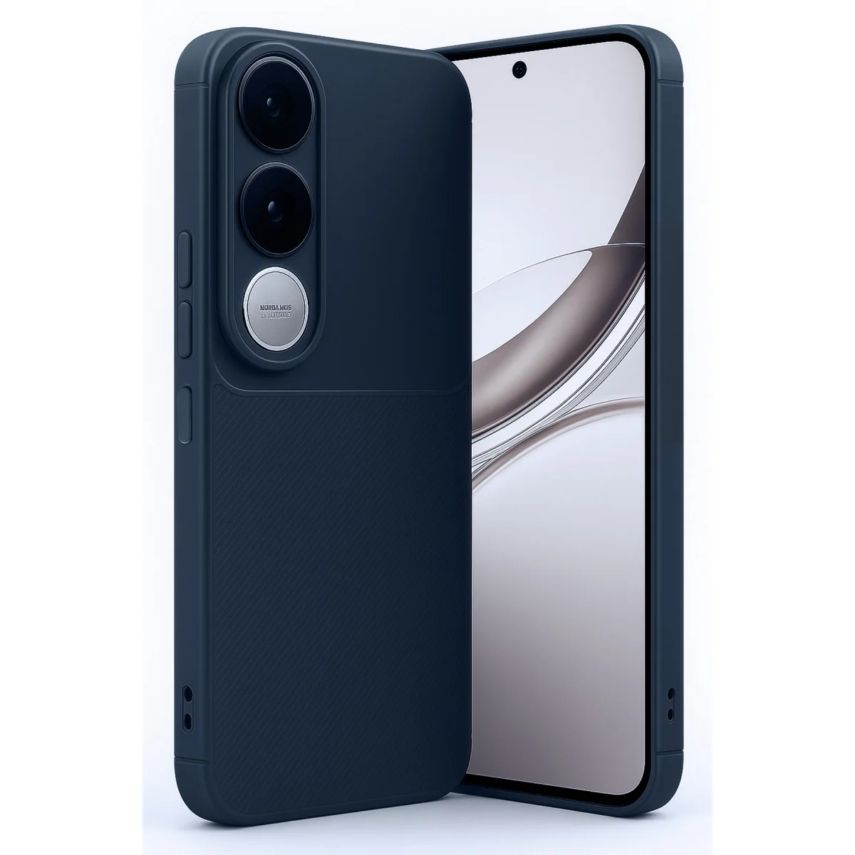 V50 Lite 4G Auto Focus Karbon Kapak - Lacivert
