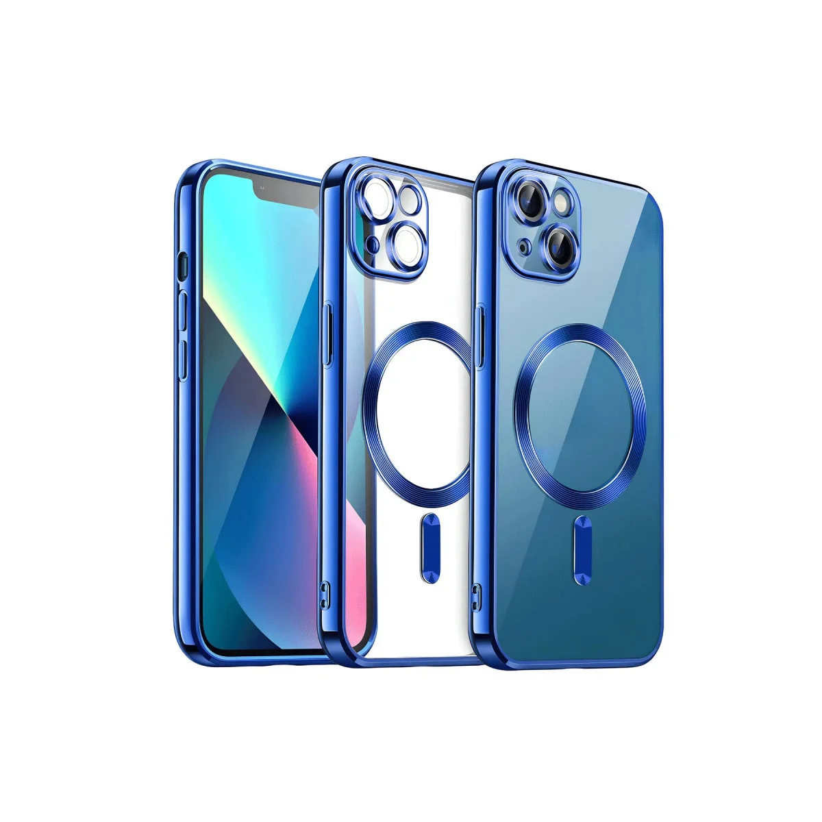 iPhone 13 Kılıf Kross Magneticsafe Kapak - Lacivert
