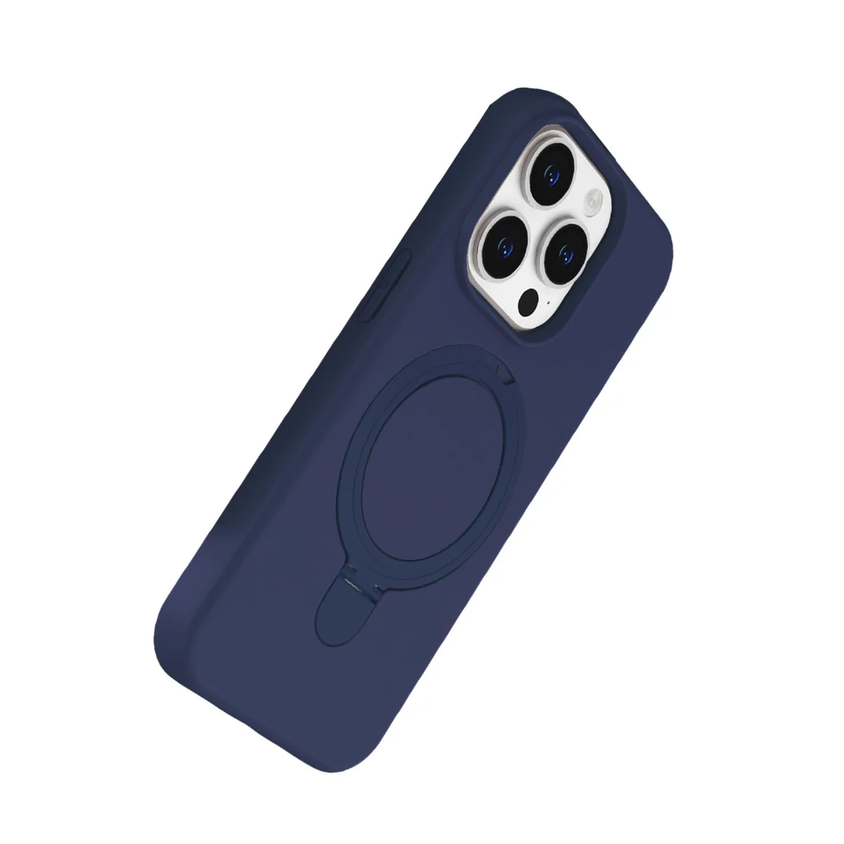 iPhone 15 Pro Max Regal Magsafe Standlı Kapak - Lacivert