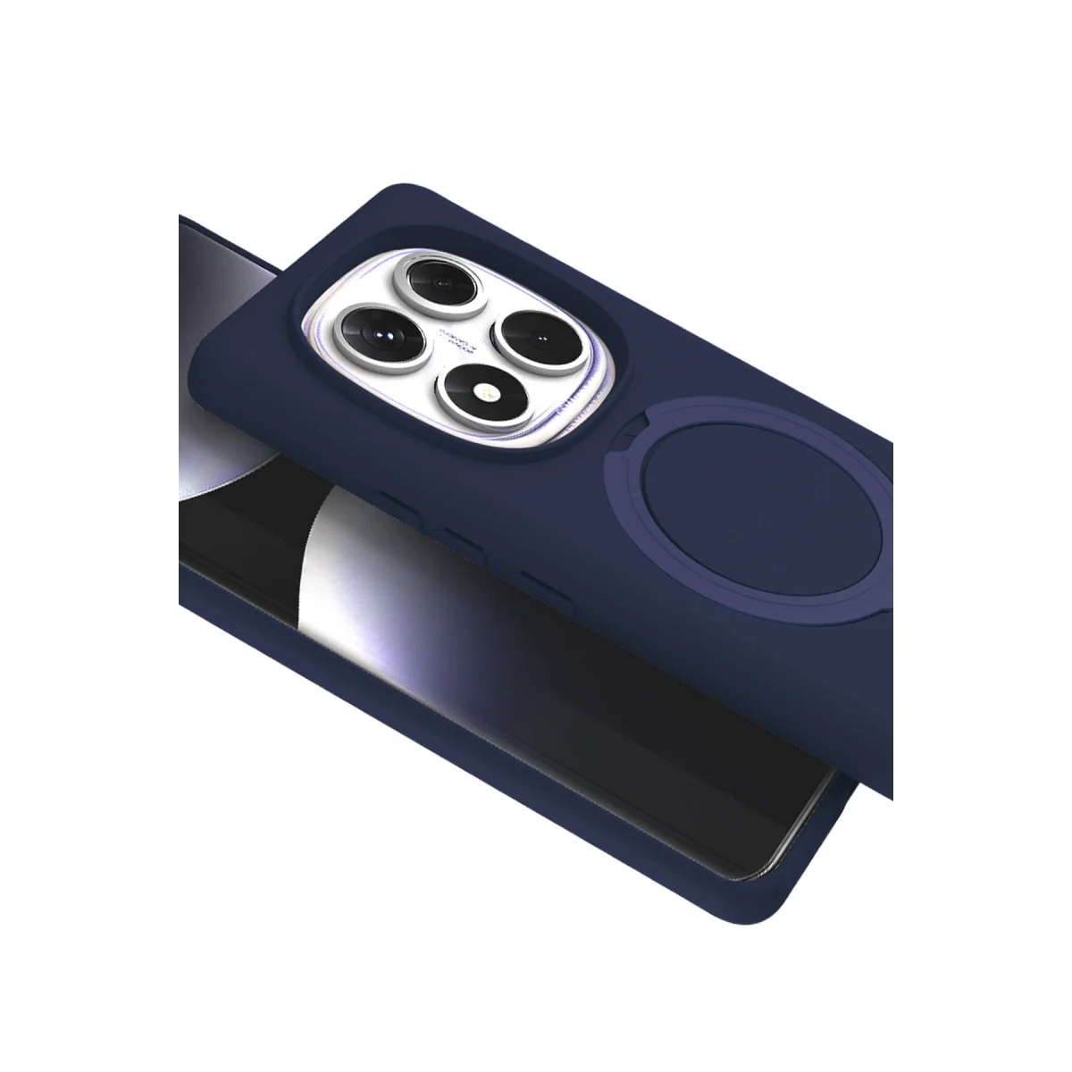 Redmi Note 14 Pro 5G Regal Magsafe Standlı Kapak - Lacivert