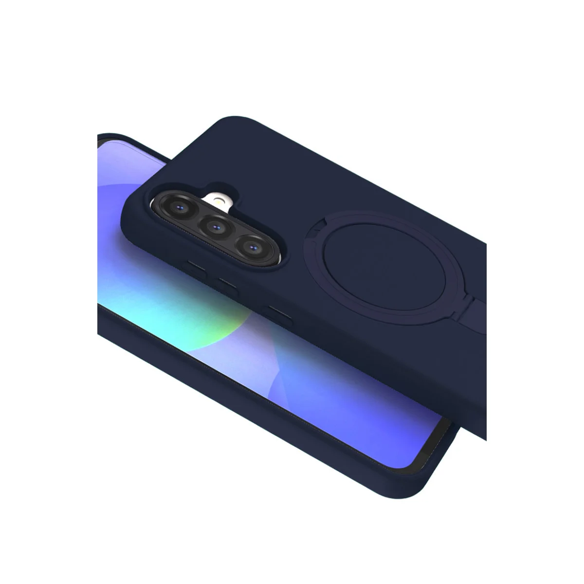 Galaxy A17 5G Regal Magsafe Standlı Kapak - Lacivert