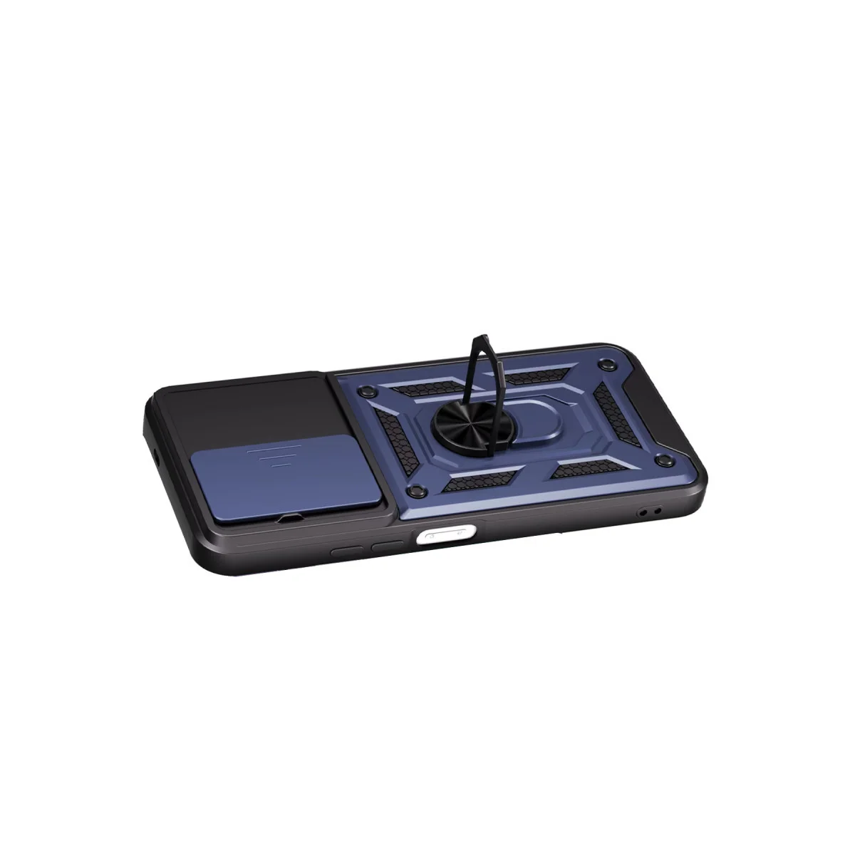 Redmi 15C 4G Pars Lens Yüzüklü Silikon - Lacivert