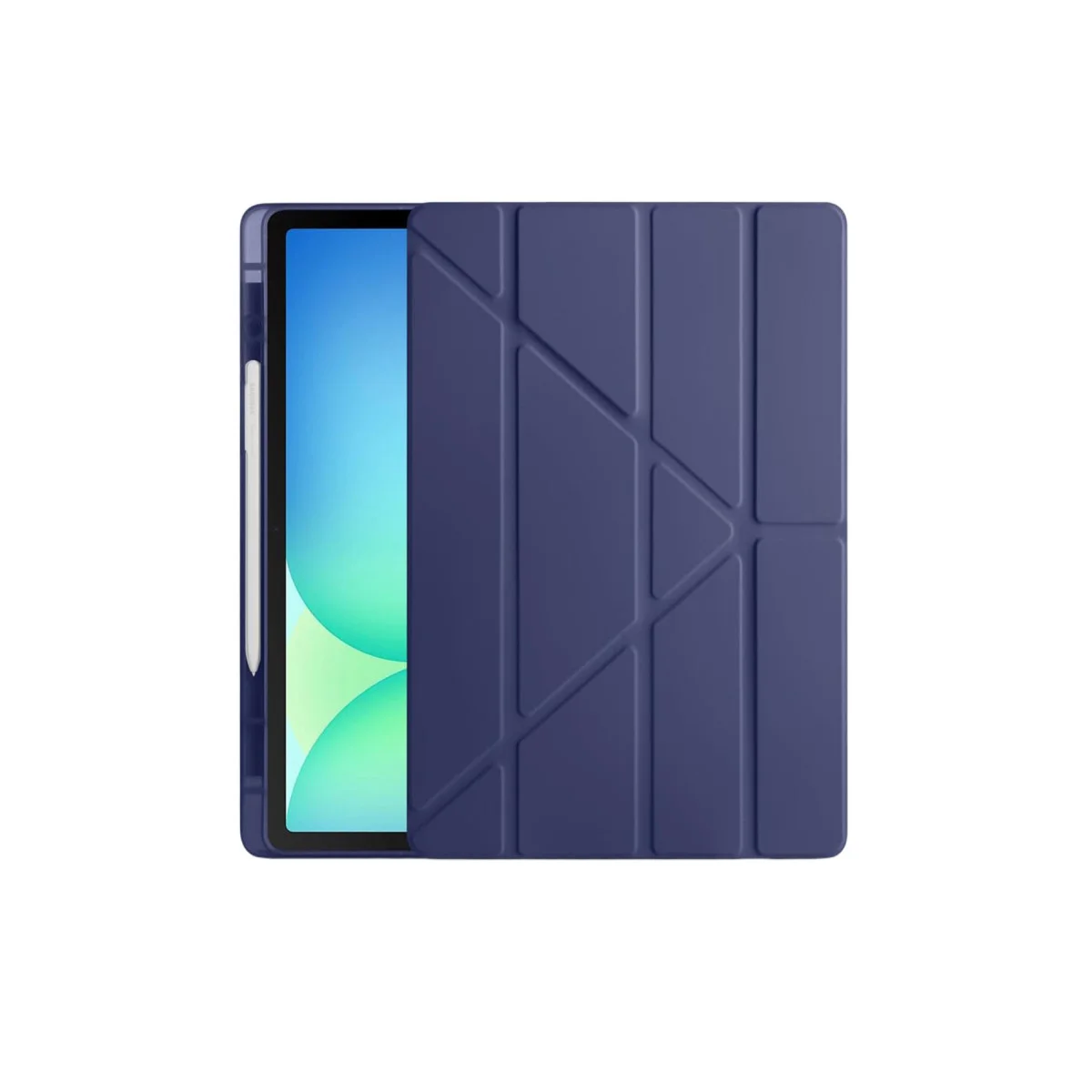 Galaxy Tab S10 FE Plus 13.1 Kalemlikli Hugo Tablet Kılıfı - Lacivert