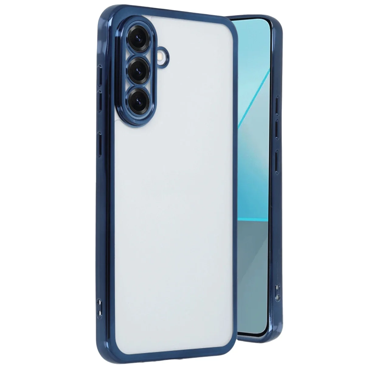 Galaxy A17 5G Razer Lensli Silikon - Lacivert