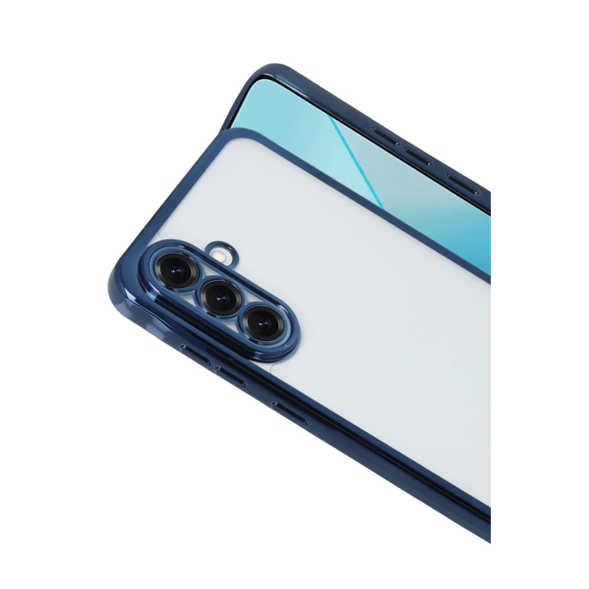 Galaxy A17 5G Razer Lensli Silikon - Lacivert