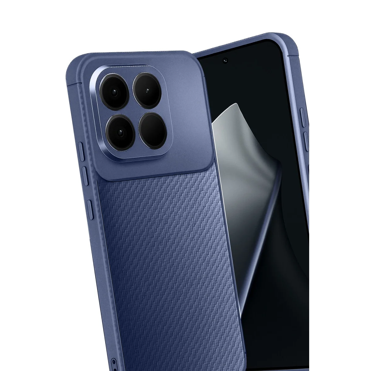 Mi 15T Auto Focus Karbon Kapak - Lacivert