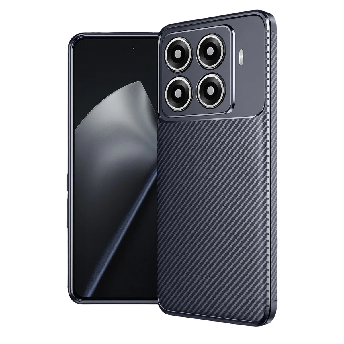 Mi 15T Pro Auto Focus Karbon Kapak - Lacivert