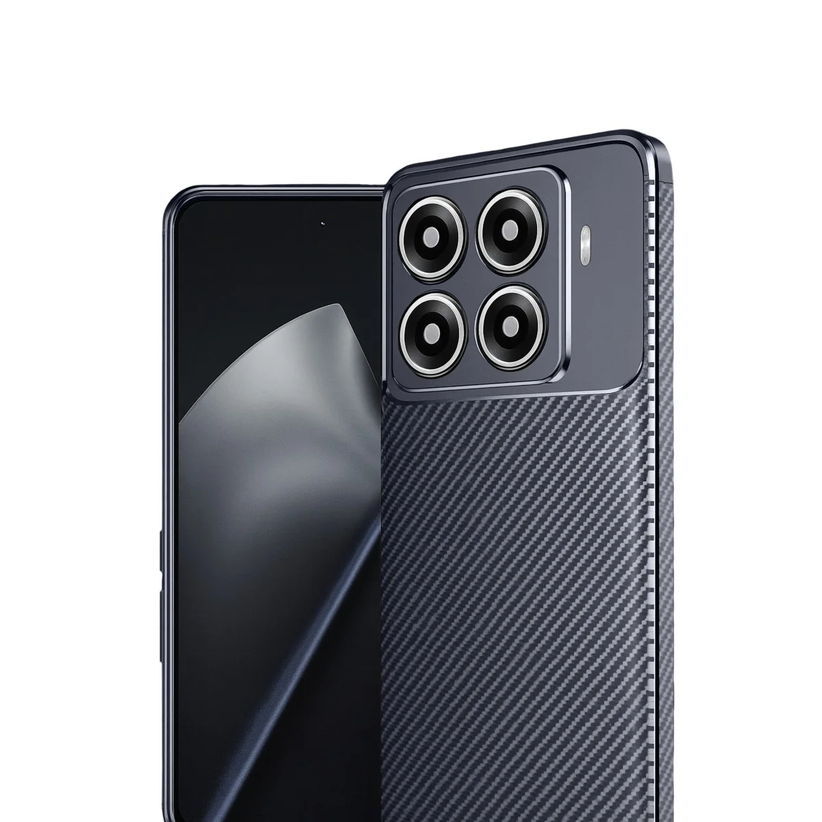 Mi 15T Pro Auto Focus Karbon Kapak - Lacivert
