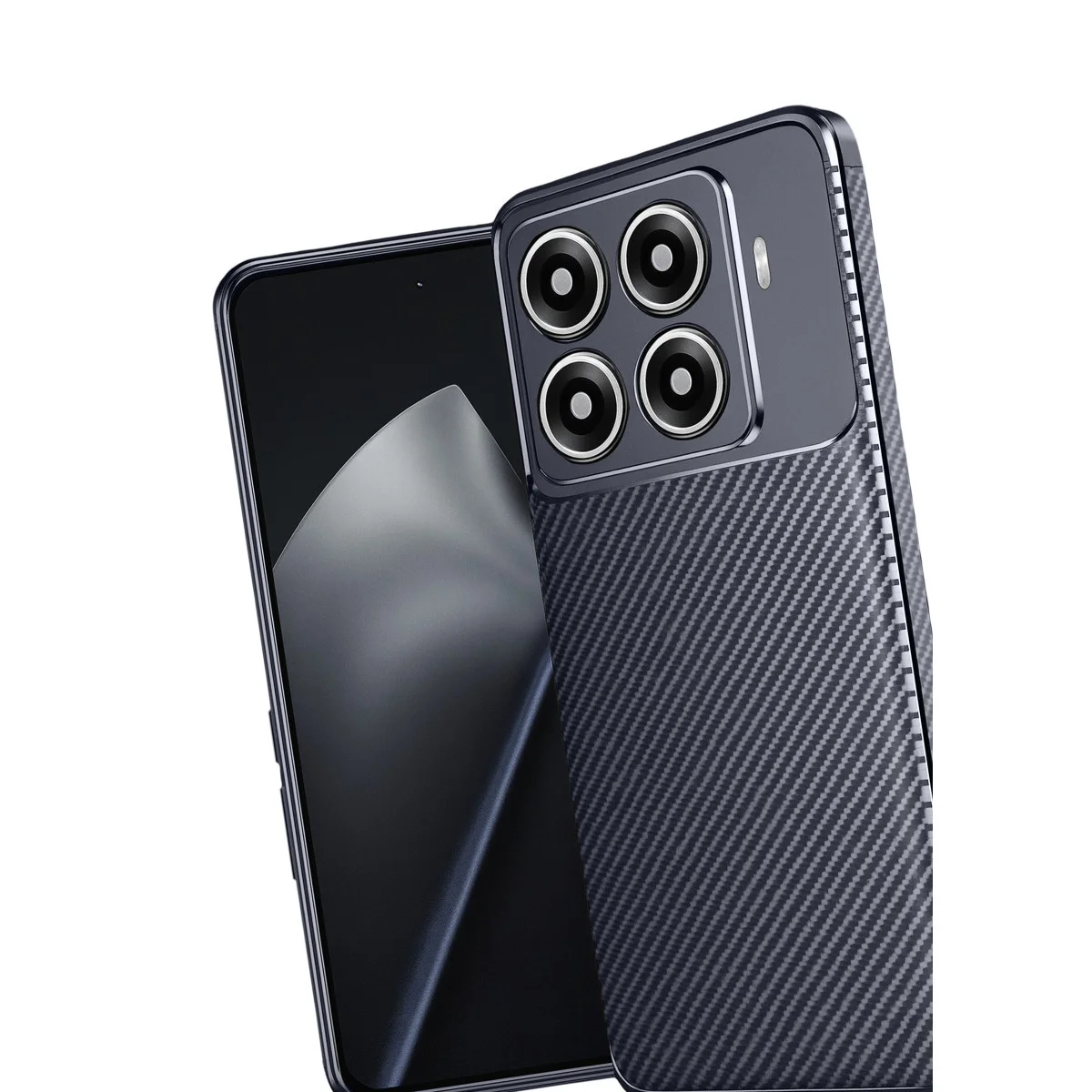 Mi 15T Pro Auto Focus Karbon Kapak - Lacivert