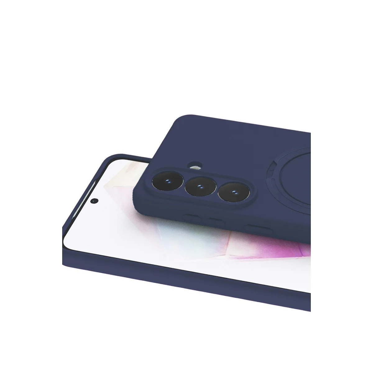Galaxy S26 Regal Magsafe Standlı Kapak - Lacivert