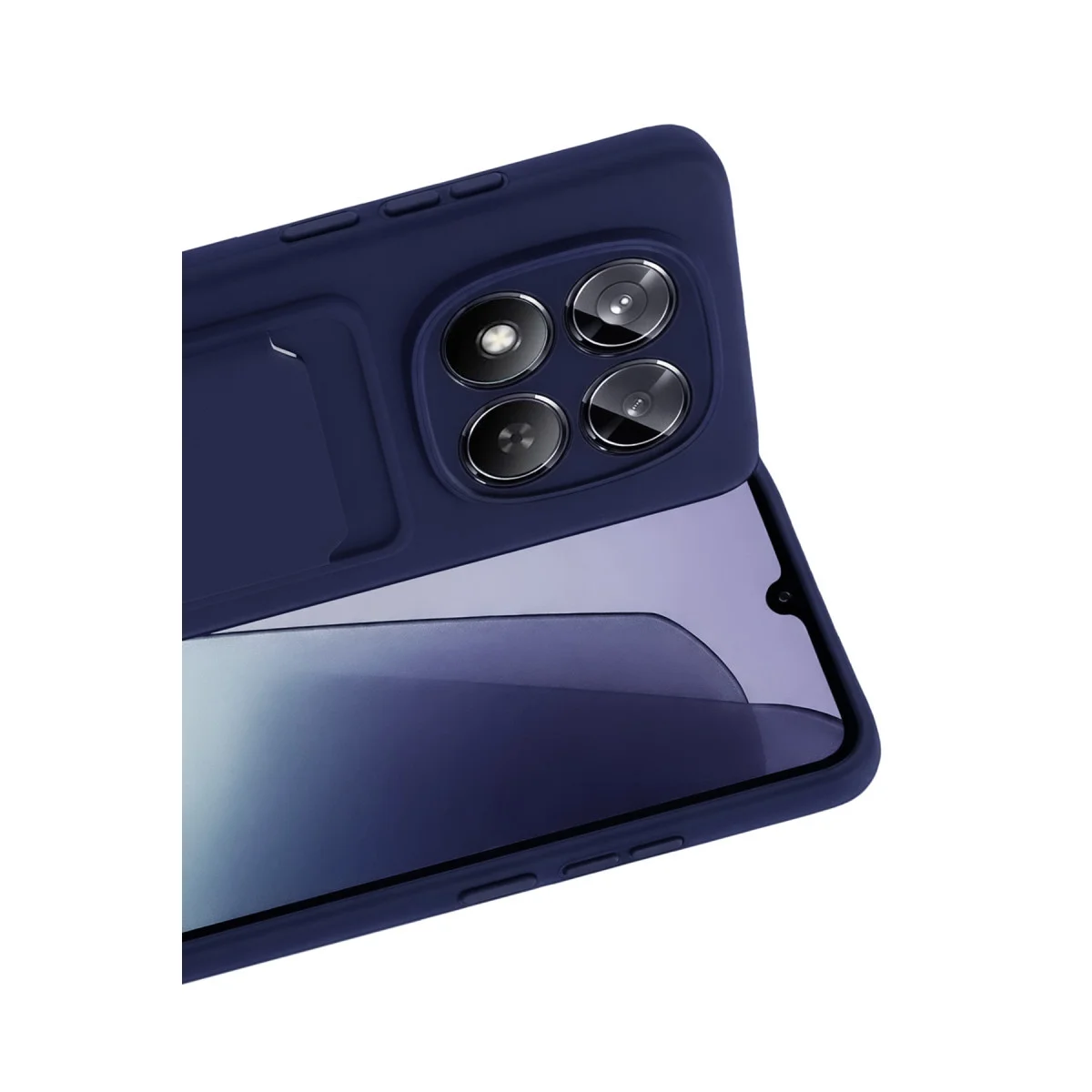 Redmi Note 15 4G Kelvin Kartvizitli Silikon - Lacivert