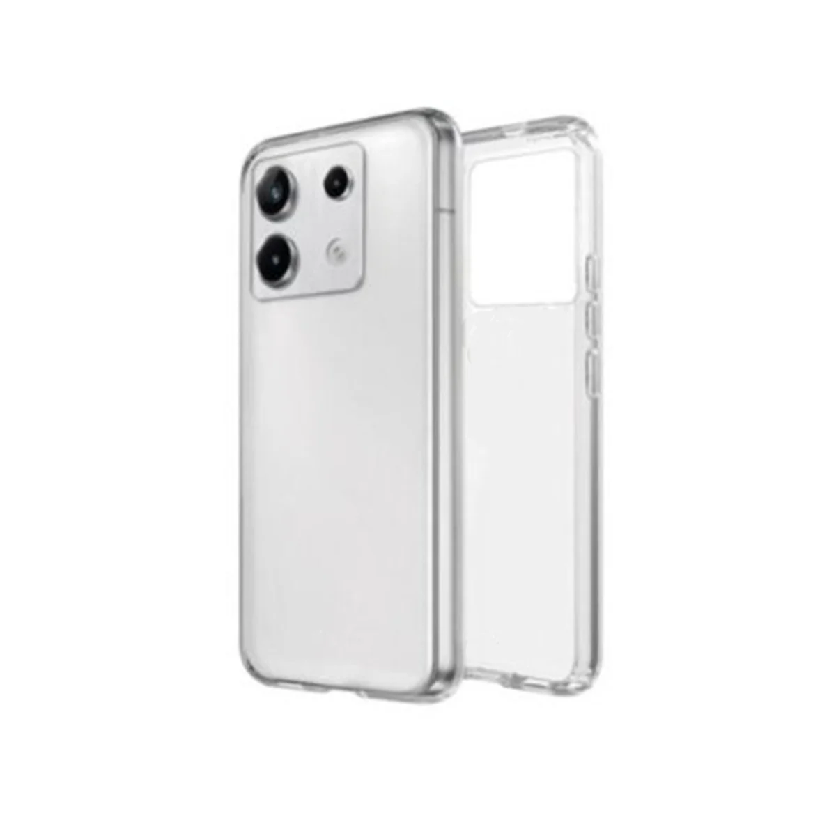 Poco X6 Kılıf Lüx Şeffaf Silikon