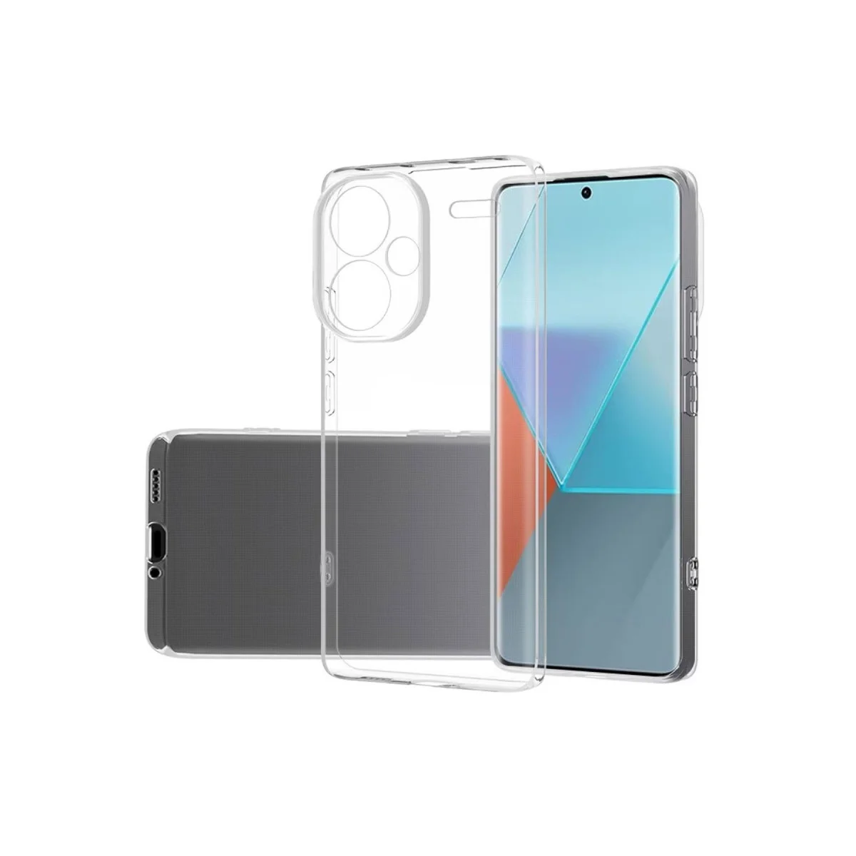 Redmi Note 13 Pro Plus Kılıf Lüx Şeffaf Silikon