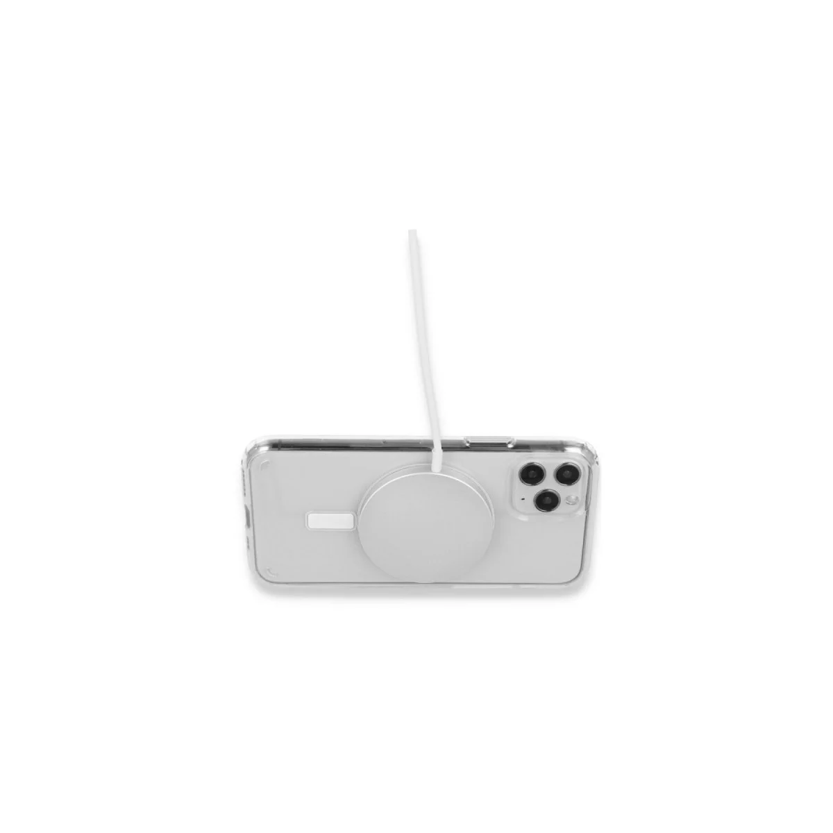 iPhone 12 Pro Kılıf Pc Real Magsafe Kapak - Şeffaf
