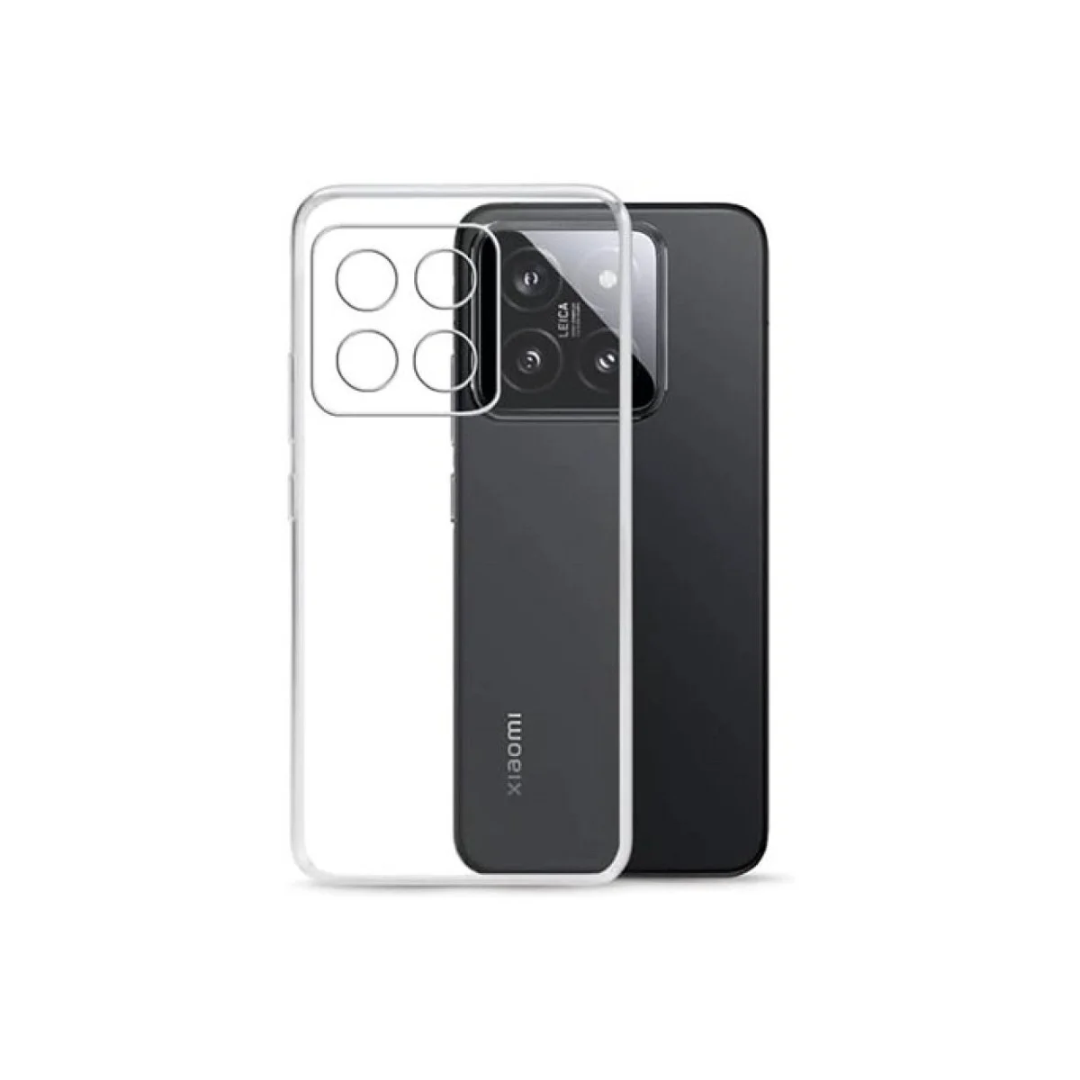 Mi 14T Pro Kılıf Lüx Şeffaf Silikon