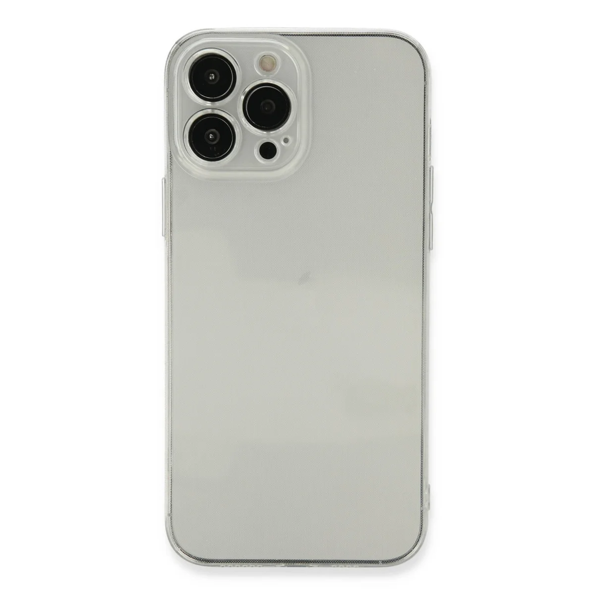iPhone 13 Pro Kılıf Fly Lens Silikon - Şeffaf
