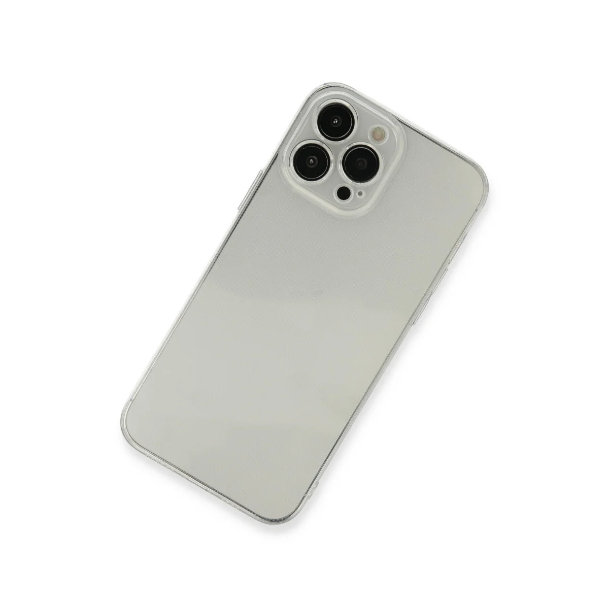 iPhone 13 Pro Kılıf Fly Lens Silikon - Şeffaf