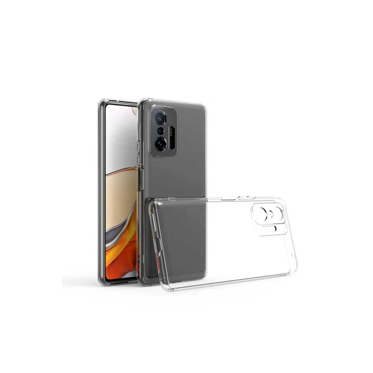 Mi 11T Pro Kılıf Lüx Şeffaf Silikon