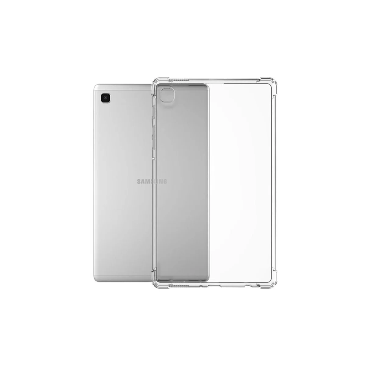Galaxy T220 Tab A7 Lite 8.7 Kılıf Anti Shock Tablet Silikon - Şeffaf
