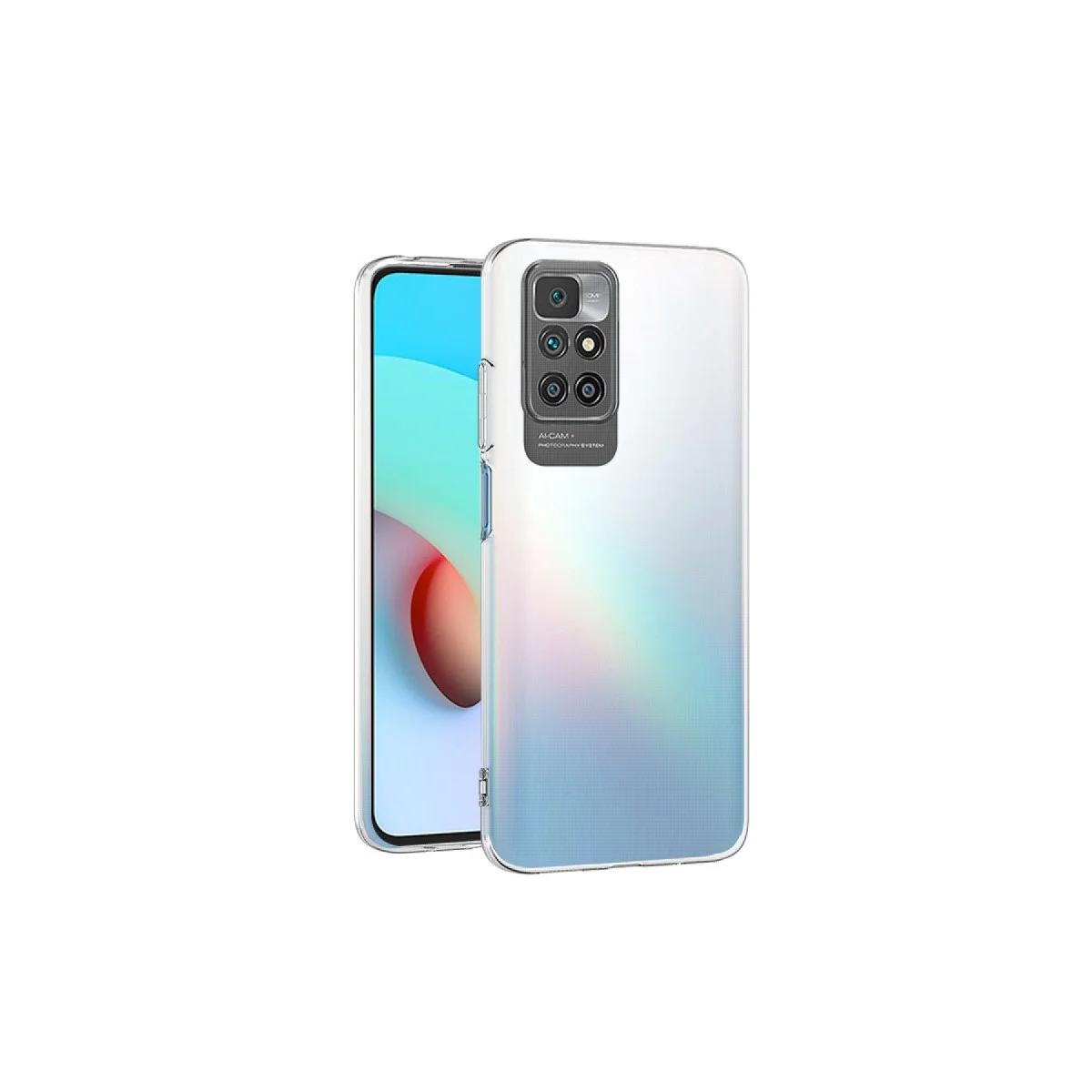 Redmi 10 2022 Kılıf Lüx Şeffaf Silikon