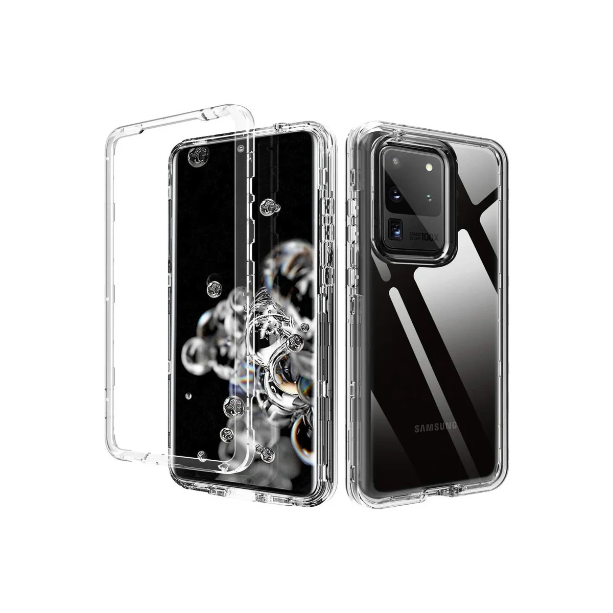 Galaxy S20 Plus Kılıf Lüx Şeffaf Silikon