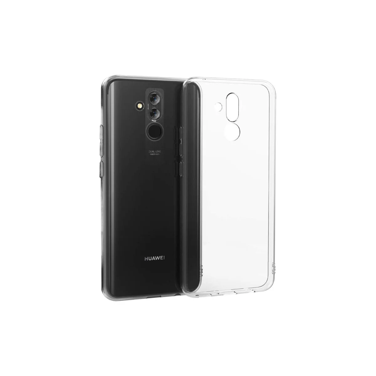 Mate 20 Lite Kılıf Lüx Şeffaf Silikon