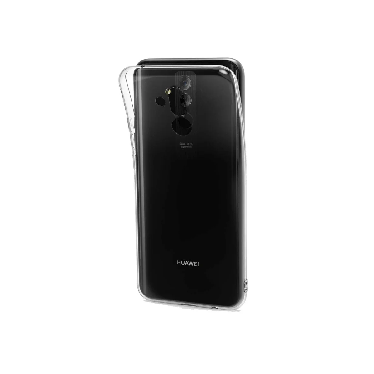 Mate 20 Lite Kılıf Lüx Şeffaf Silikon