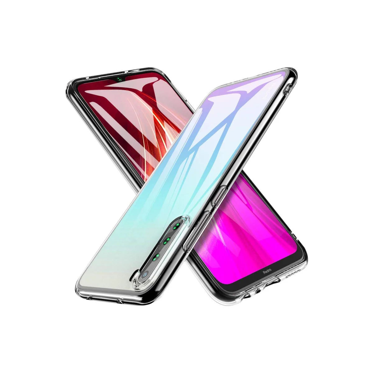 Redmi Note 8 Kılıf Lüx Şeffaf Silikon