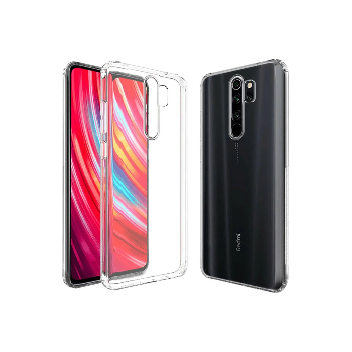 Redmi Note 8 Pro Kılıf Lüx Şeffaf Silikon