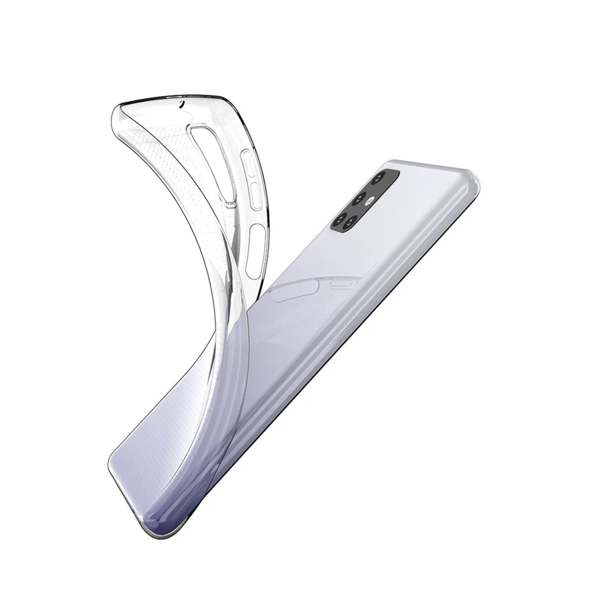 Galaxy M31S Kılıf Lüx Şeffaf Silikon
