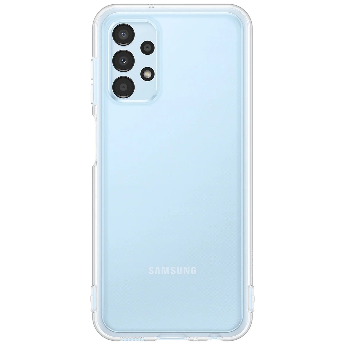 Galaxy A13 4G Kılıf Lüx Şeffaf Silikon