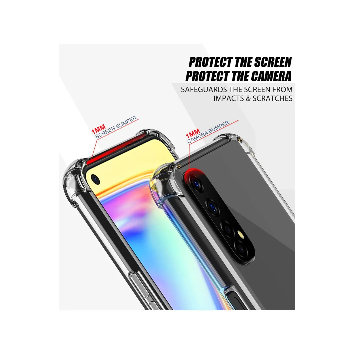 Realme 7 Kılıf Olex Tpu Silikon - Şeffaf