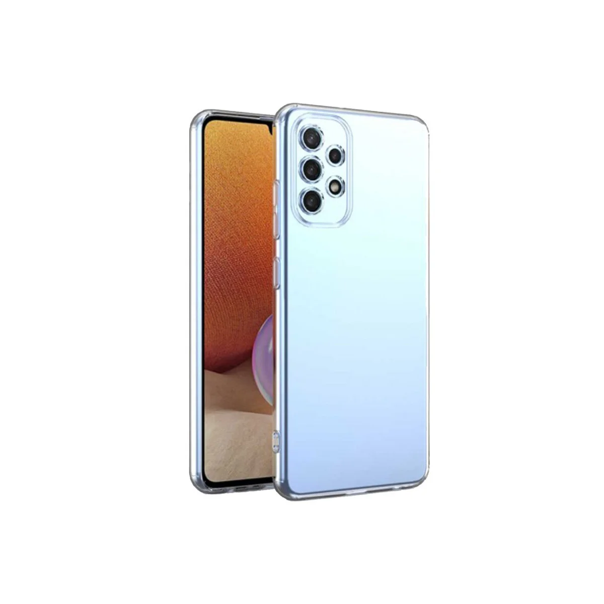 Galaxy A73 5G Kılıf Lüx Şeffaf Silikon