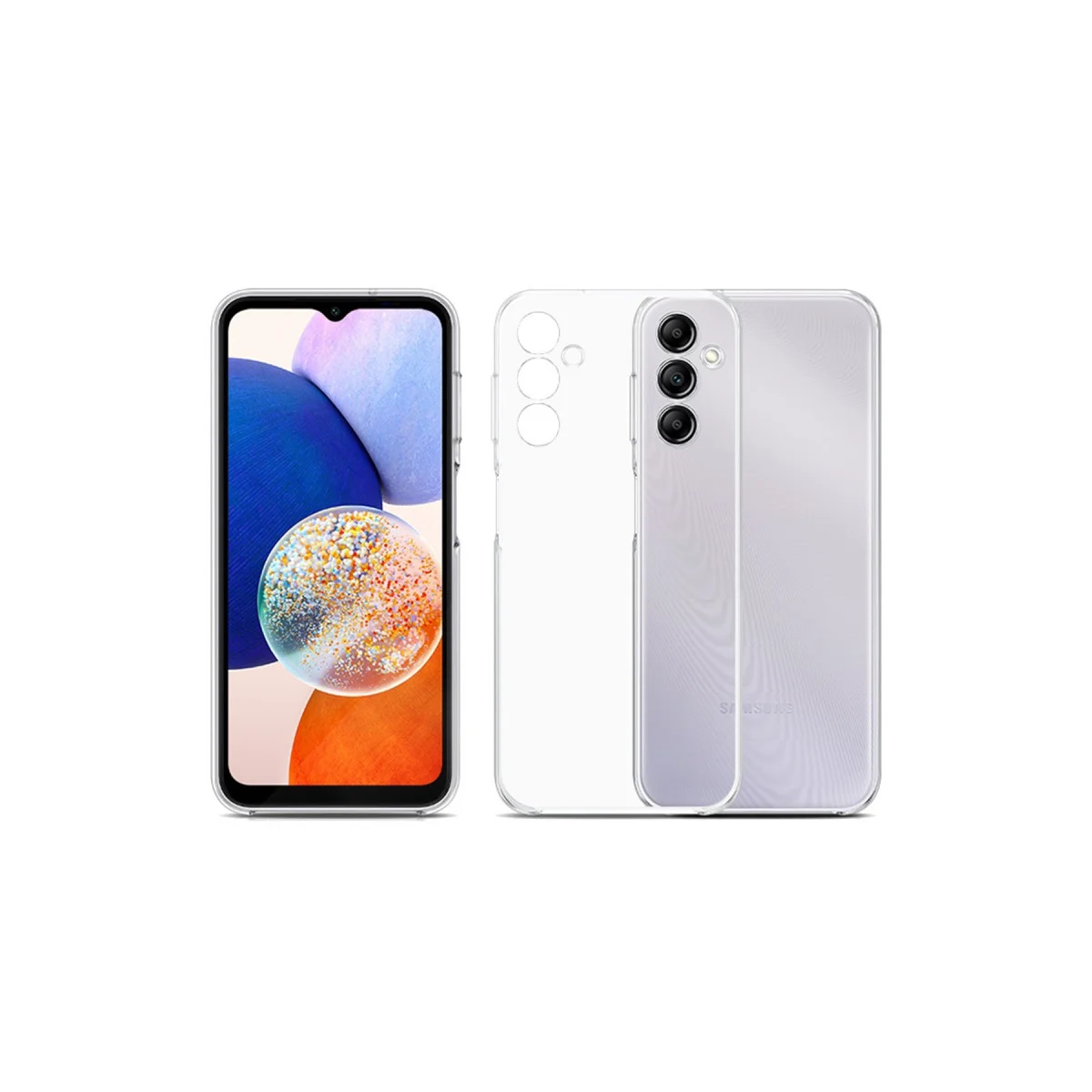Galaxy A14 4G Kılıf Lüx Şeffaf Silikon
