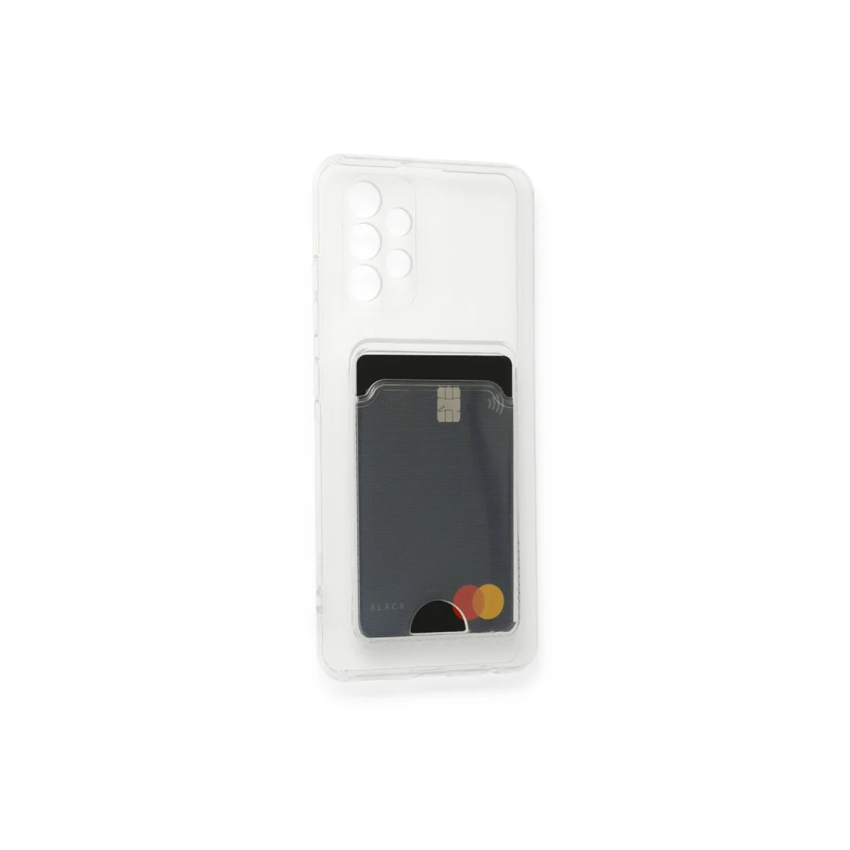 Galaxy A33 5G Kılıf Kart Şeffaf Silikon - Şeffaf