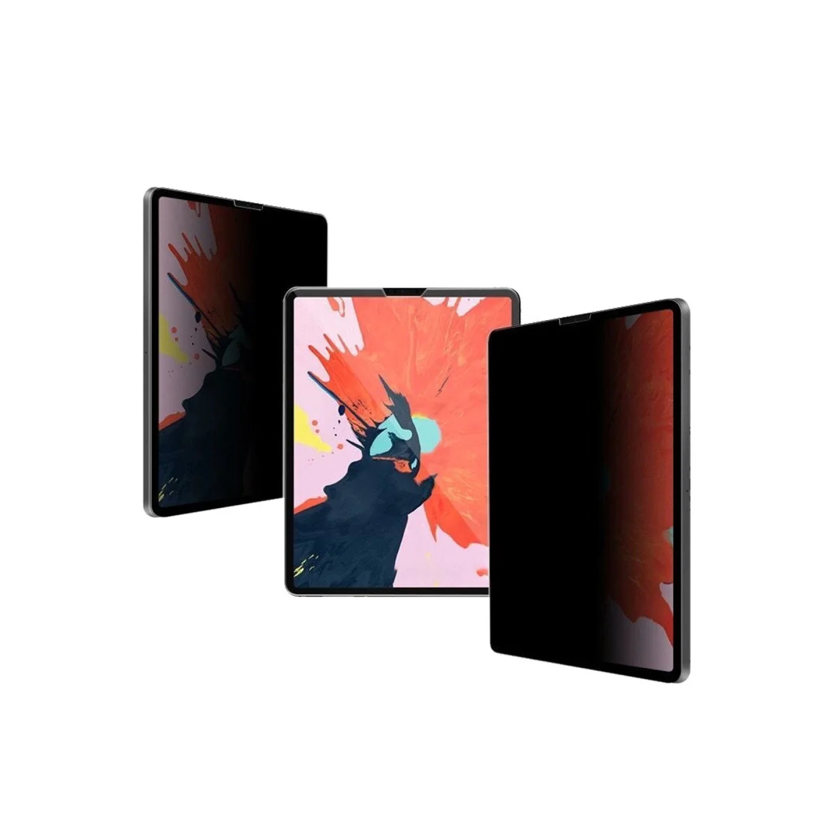 iPad Pro 12.9 (2021) Tablet Hayalet Full Glue Ekran Koruyucu
