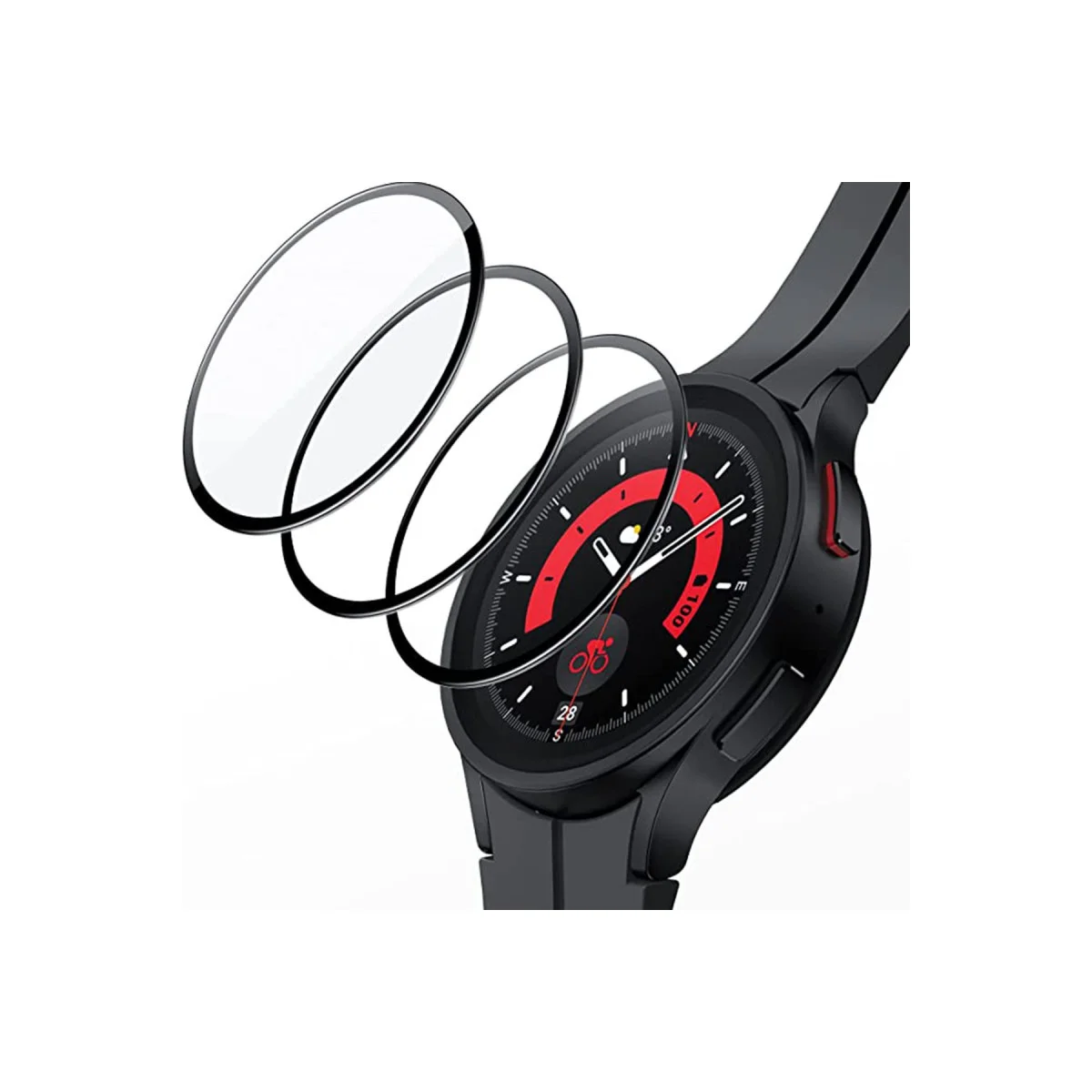Watch 5 Pro 45mm Polymer Nano Ekran Koruyucu - Şeffaf