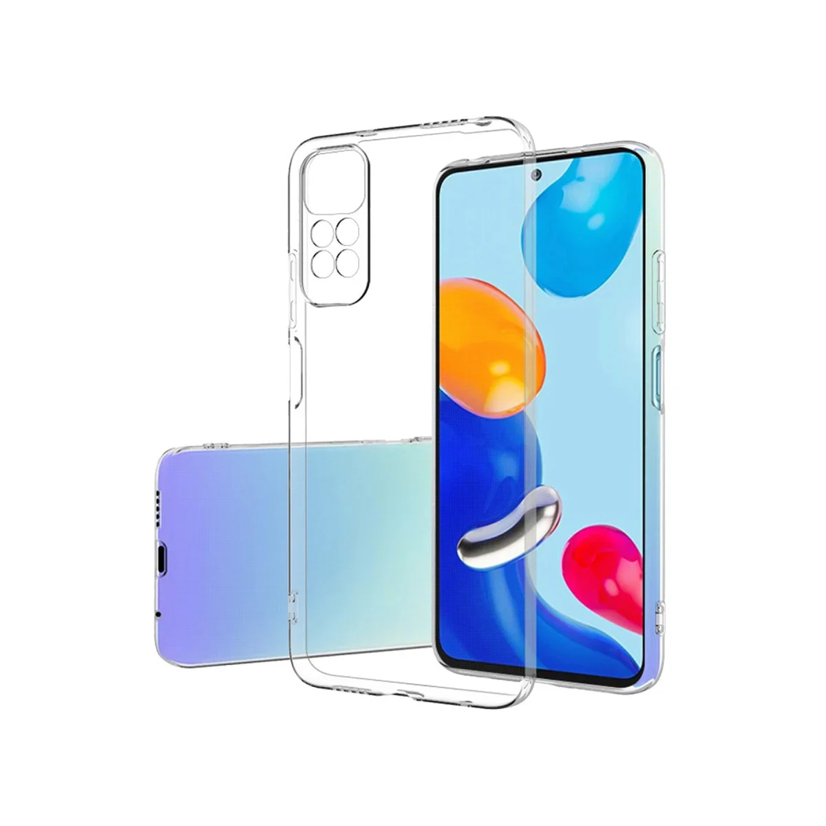 Redmi Note 12 Pro 4G Kılıf Lüx Şeffaf Silikon