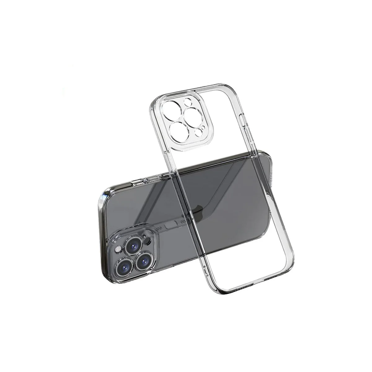 iPhone 14 Pro Max Kılıf Lüx Şeffaf Silikon