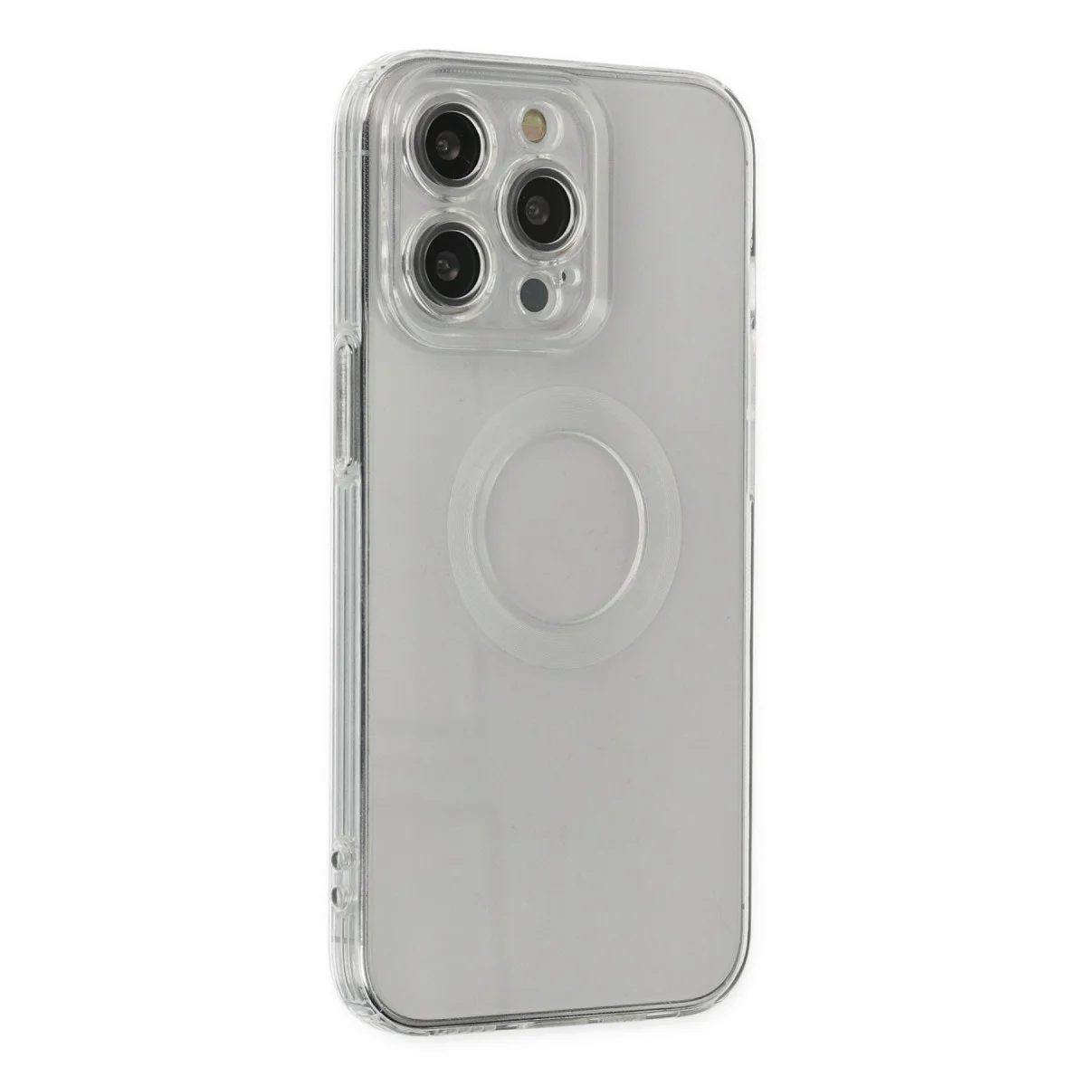 iPhone 13 Pro Kılıf Santa Lens Silikon - Şeffaf