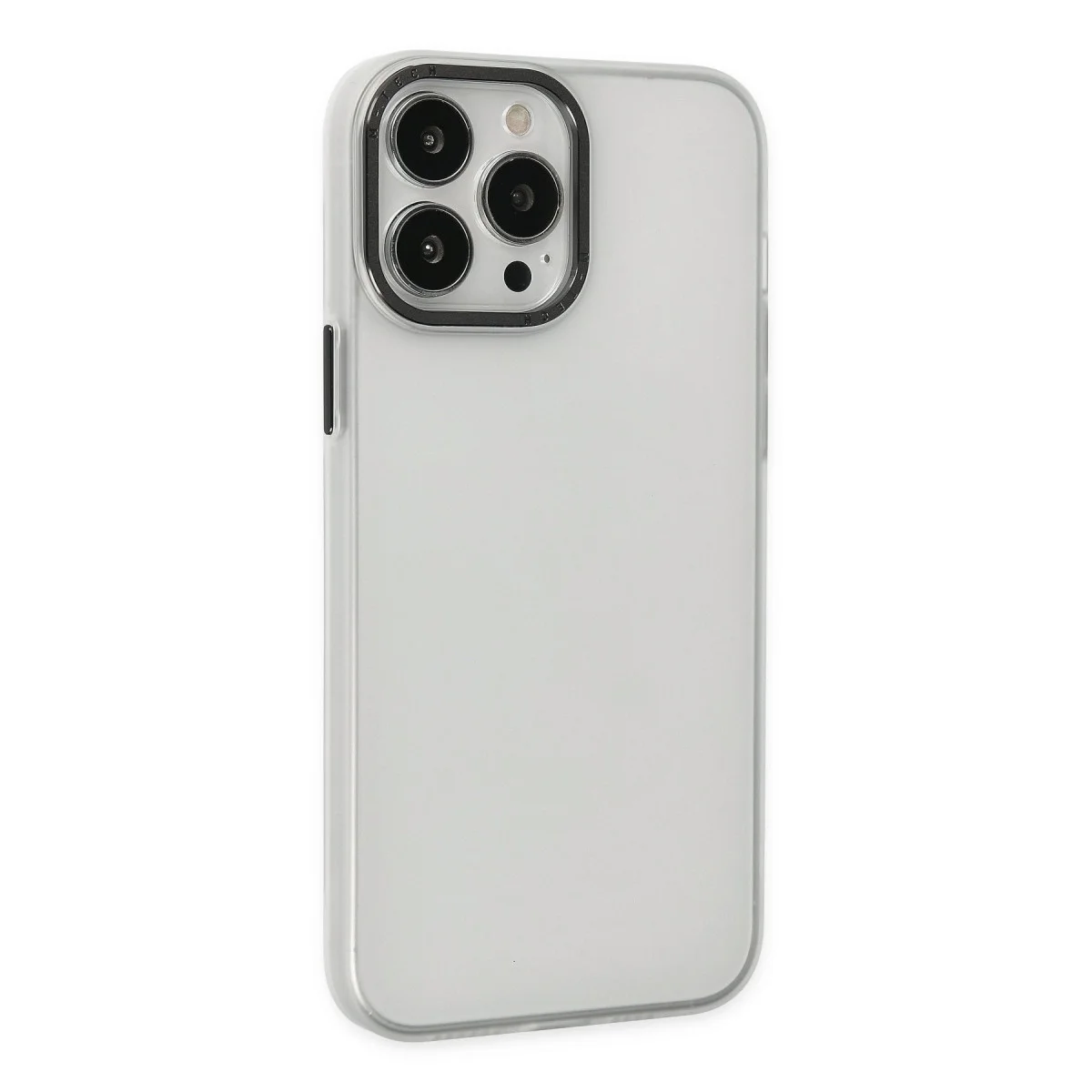 iPhone 14 Pro Kılıf Modos Metal Kapak - Şeffaf