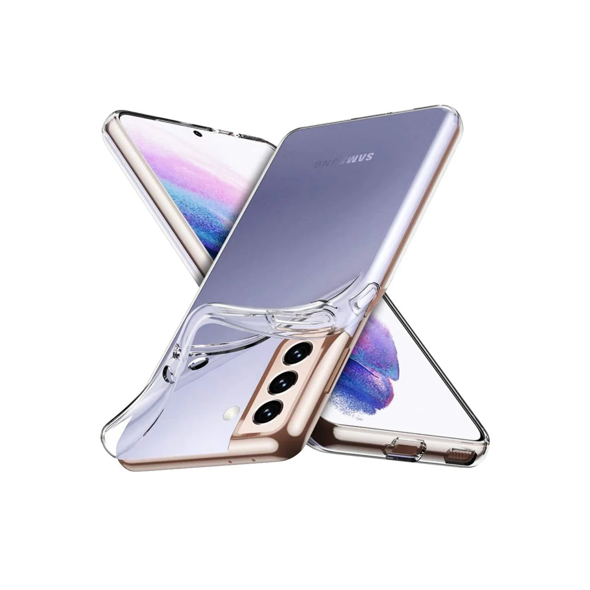 Galaxy S23 Plus Kılıf Lüx Şeffaf Silikon