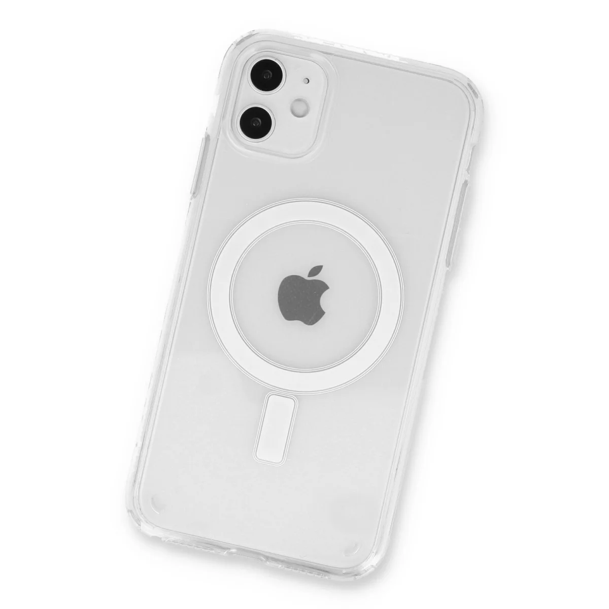 iPhone 11 Kılıf Pc Real Magsafe Kapak - Şeffaf