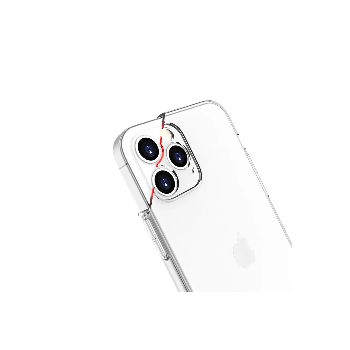 iPhone 13 Pro Kılıf Lüx Şeffaf Silikon