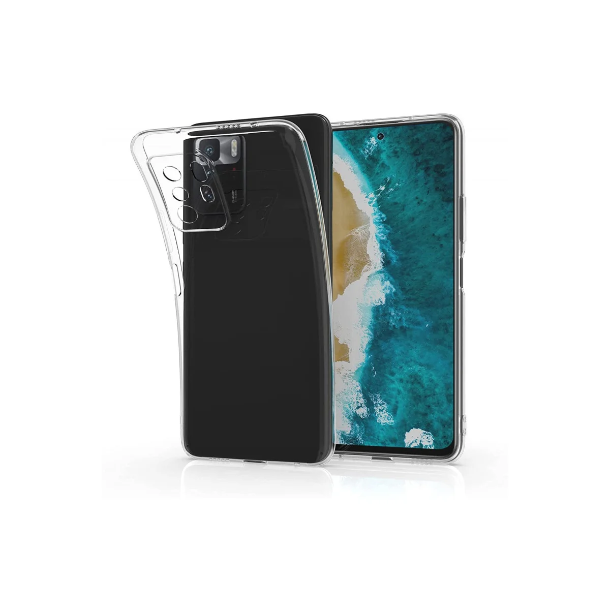 Poco X3 GT Kılıf Lüx Şeffaf Silikon