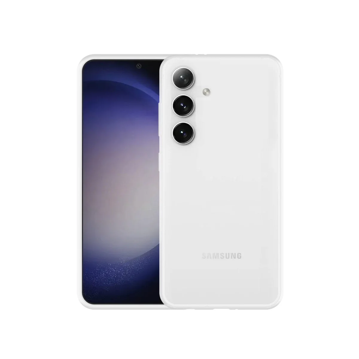 Galaxy S24 Kılıf Lüx Şeffaf Silikon