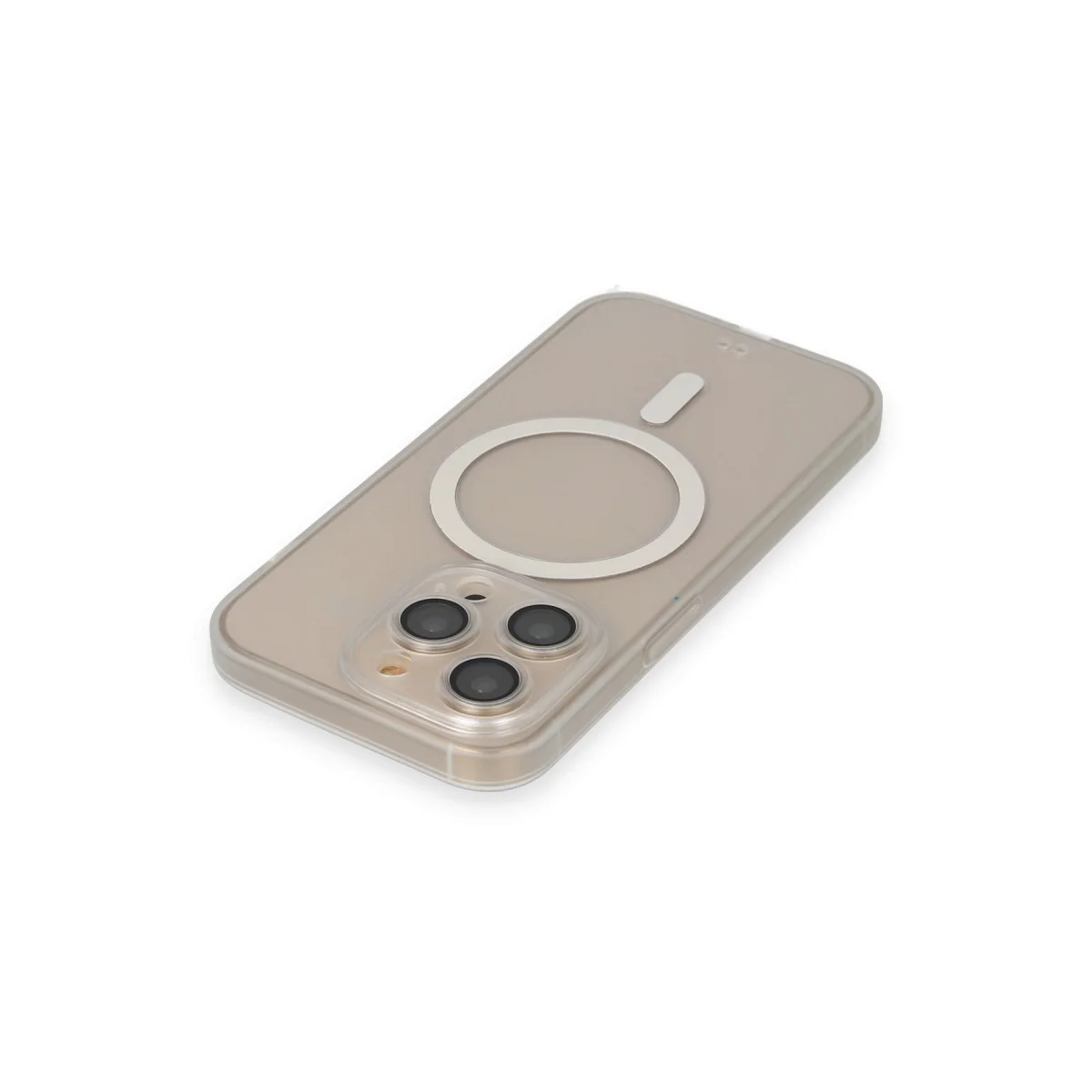 iPhone 14 Pro Kılıf Grand Magneticsafe Kapak - Şeffaf
