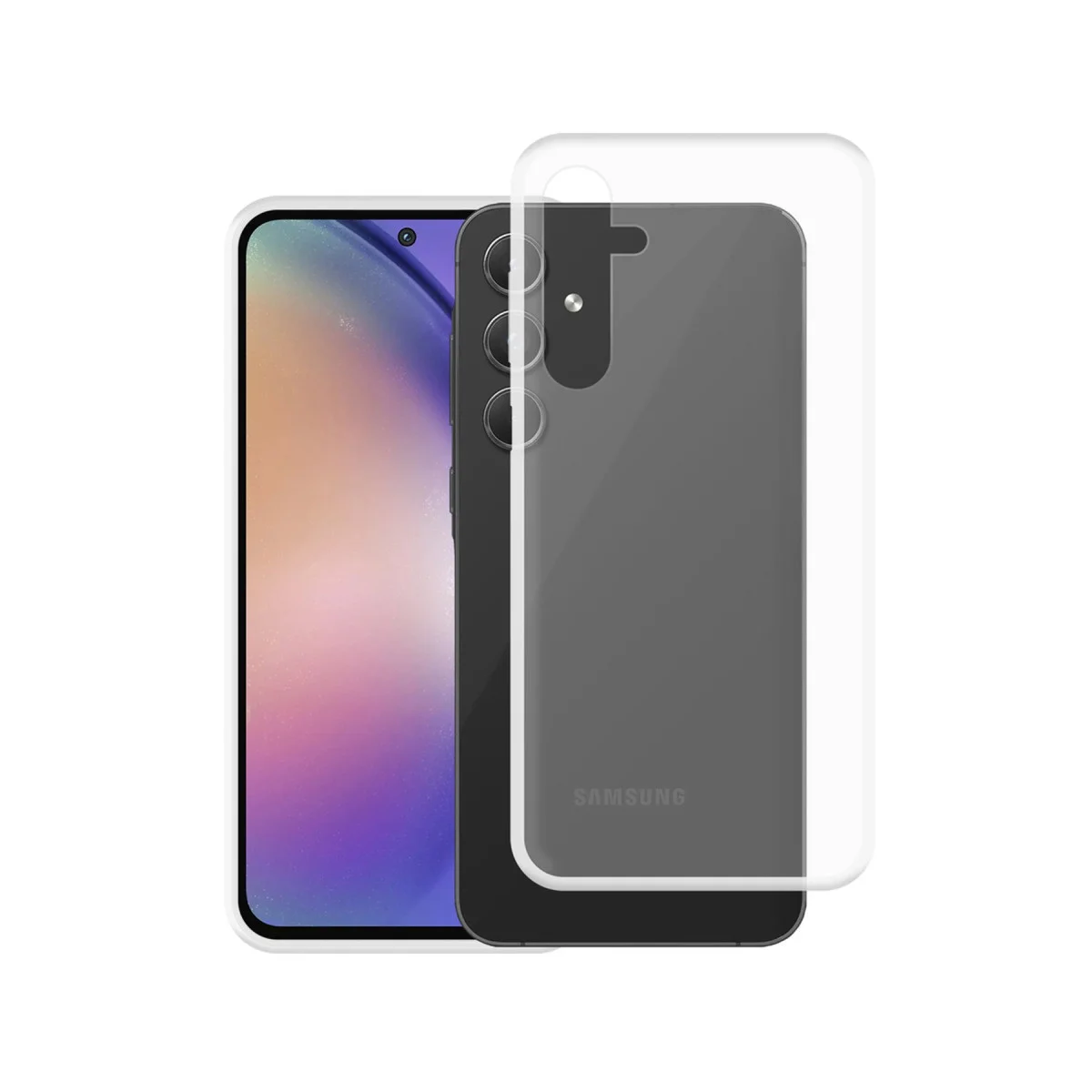 Galaxy A55 5G Kılıf Lüx Şeffaf Silikon