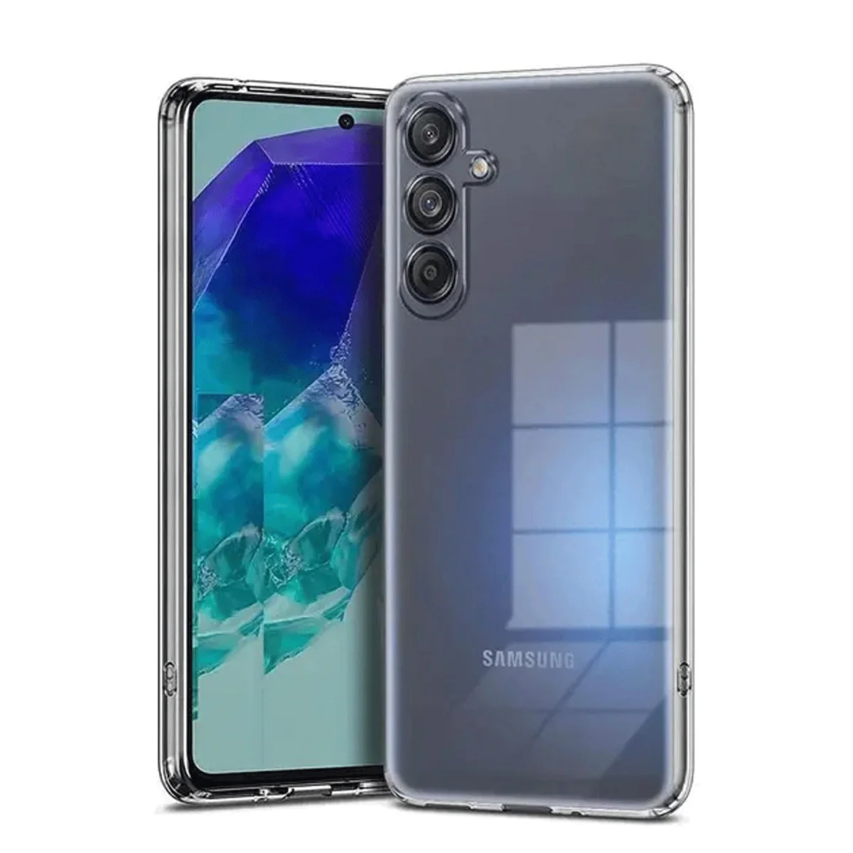 Galaxy A36 Kılıf Lüx Şeffaf Silikon